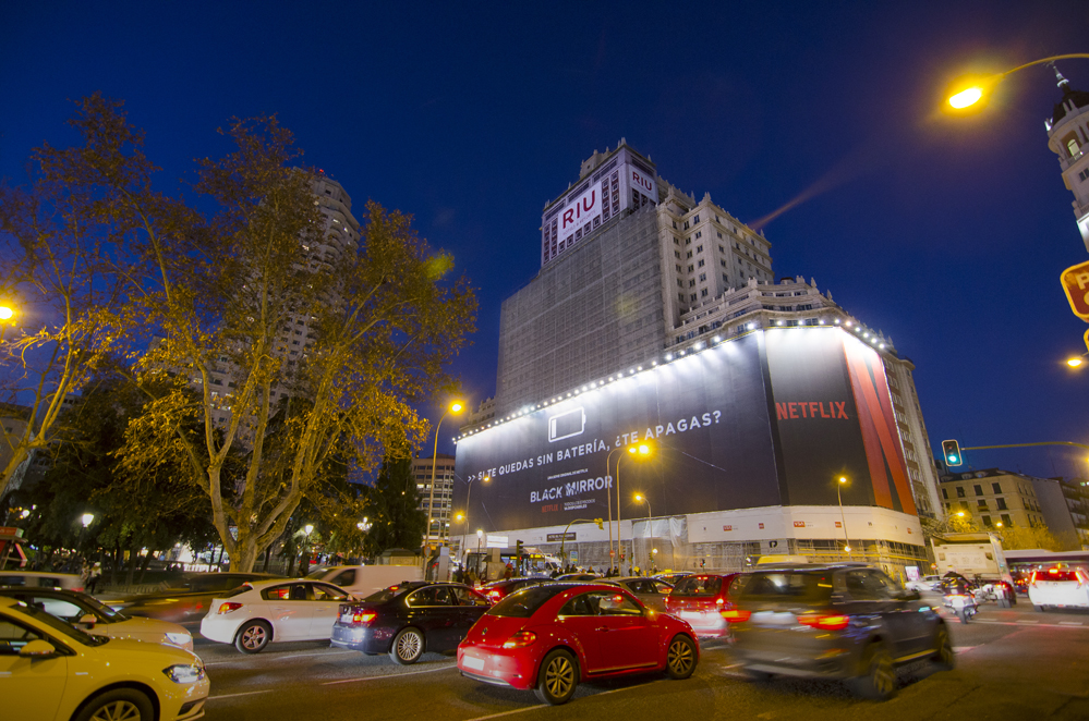 Pruebas de carga en el edificio España