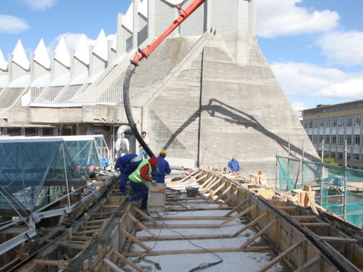 Reparación de patios de la sede del IPCE