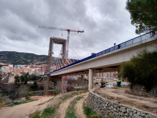 Sustitución de apoyos en el Puente de Fernando Reig de Alcoy