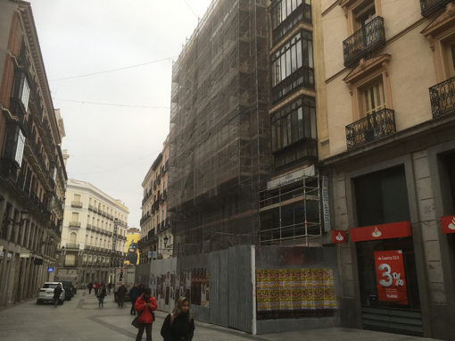 Rehabilitación integral de dos edificios para Mango en la Calle Preciados de Madrid
